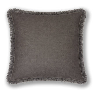 COJÍN LINO CARIBE GRIS FLECOS 50X50 CM