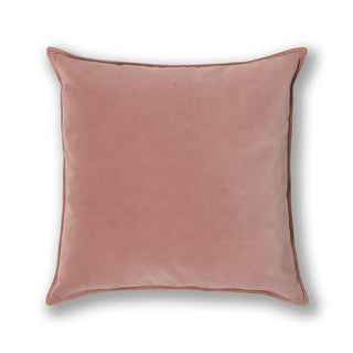 COJÍN ALGODÓN TERCIOPELO 50x50 PALO ROSA