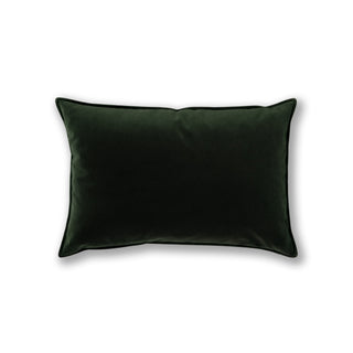 COJÍN ALGODÓN TERCIOPELO VERDE INGLÉS 40X60 CM