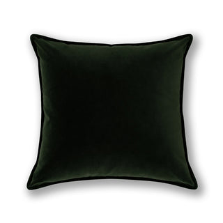 COJÍN ALGODÓN TERCIOPELO 50x50 VERDE INGLÉS