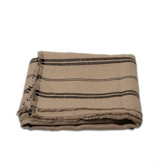 CUBRECAMA LINO SUSPIRO NEGRO 270X270 CM